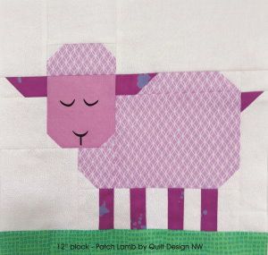 Lamb Quilt, Farm Quilt Patterns, Knitting Animals, Half Square Triangle Quilts Pattern, House Quilt Patterns, Triangle Quilt Pattern, Triangle Quilts, Farm Quilt, Quilt Square Patterns