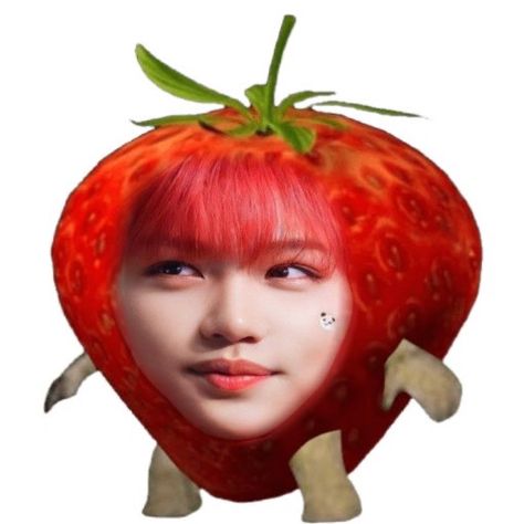 I Love My Hubby, Fruit Icons, Strawberry Hair, Fruits For Kids, Pop Stickers, Kawaii Plushies, Delicious Snacks Recipes, Cute Fruit, Skz In Cute