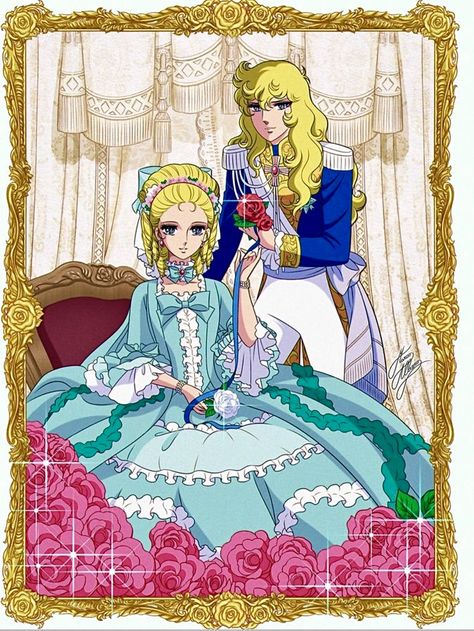 Marie Antoinette Rose Of Versailles, 70s Manga, The Rose Of Versailles, Rose Of Versailles, Vestidos Anime, Lady Oscar, Alt Clothes, Masked Ball, Classic Anime