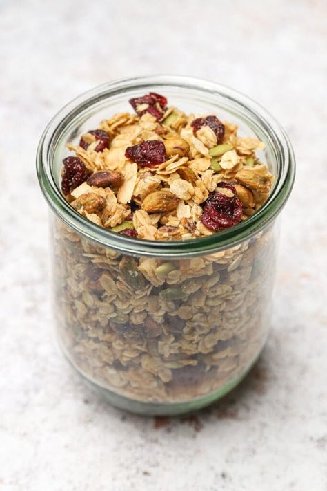 Eleven Madison Park's Granola - Well Seasoned Studio Eleven Madison Park Granola, Eleven Madison Park, Best Granola, Crunchy Granola, Coconut Chips, Unsweetened Coconut, Dried Cherries, Granola Recipes, Dried Cranberries