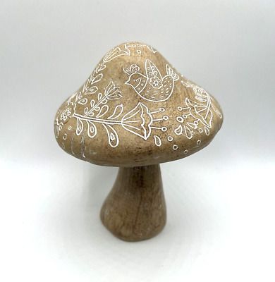 Decorative Mushroom Decor Figure 6" | eBay Mushroom Trinket, Boho Thrift, Hippie Homes, Mushroom Decor, Trinket Tray, Decorative Plates, Decor Ideas, Stuffed Mushrooms, Tray