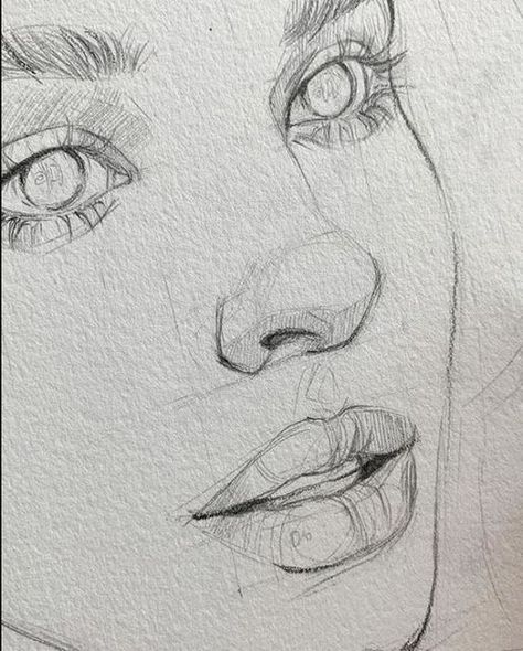 Art Workspace, Face Art Drawing, Cool Pencil Drawings, Art Tools Drawing, Easy Drawings Sketches, Cute Doodles Drawings, Pencil Art Drawings, Art Drawings Sketches Creative, Art Inspiration Painting