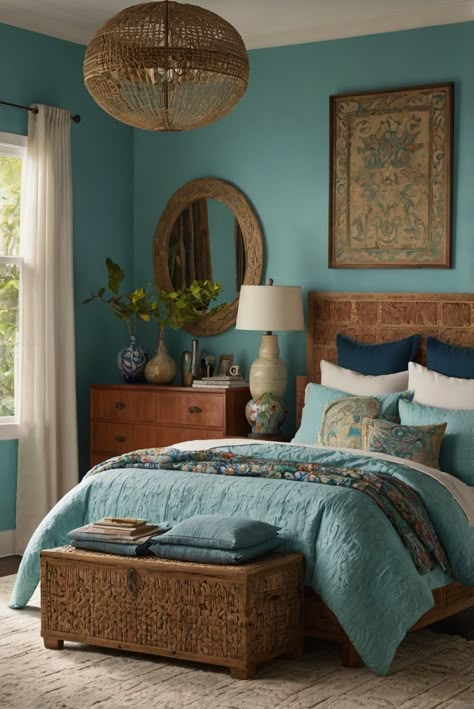 Learn how strategic use of colors can transform your bedroom into a sleep haven. Discover the secrets to enhancing rest and relaxation.
#ad  


#Colortrend
#wallpaint2024
 #color2024
 #DIYpainting
 ##DIYhomedecor
 #Fixhome Light Blue Boho Bedroom, Choosing Bedroom Colors, Blue Boho Bedroom Ideas, Blue Boho Bedroom, Modern Coastal Bedroom Ideas, Boho Bedroom Inspirations, Boho Bedroom Ideas, Boho Style Bedroom, Cozy Fall Bedroom