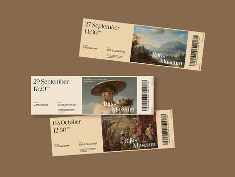 Museum Branding, Voucher Design, Ticket Design, Museum Poster, 카드 디자인, Grafic Design, Design Visual, Interaction Design, Design Ui