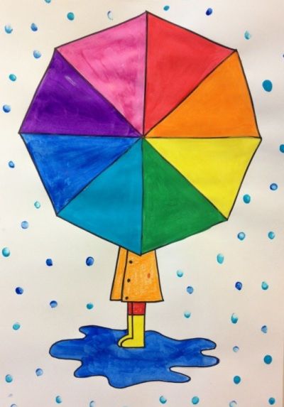 Umbrella Craft, Moda Afro, Drawing Lessons For Kids, Afro Men, Umbrella Art, Wheel Art, Pelo Afro, Easy Drawings For Kids, Art Lessons For Kids