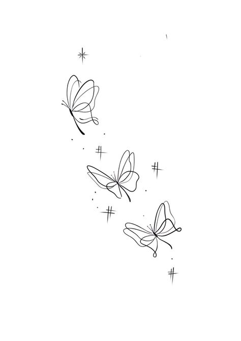 Drawings Wallpaper, Tattoos Butterfly, Unique Butterfly Tattoos, Bts Tattoos, Small Pretty Tattoos, Tasteful Tattoos, Cute Little Tattoos, Cute Tiny Tattoos, Small Hand Tattoos