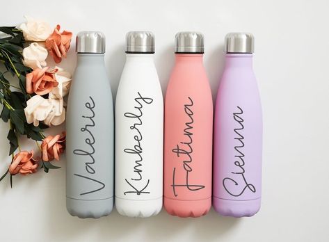 Business Promotional Gifts, Bridesmaid Wine Label, Mini Champagne Labels, Personalized Wine Labels, Trendy Water Bottles, Bubbly Bar, Bridesmaid Wine, Bridesmaid Proposals, Pharmacist Gift