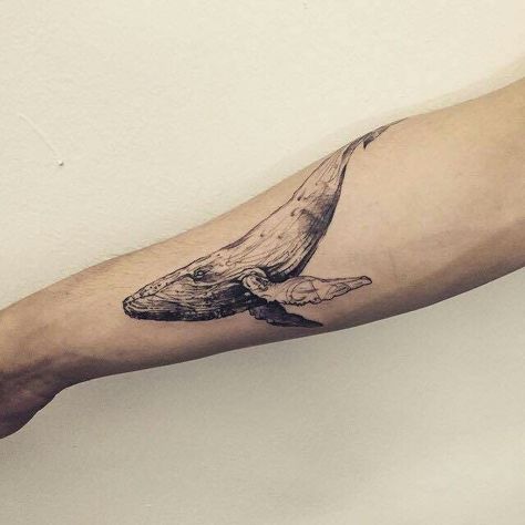 Whale Tattoos Men, Whale Tattoo Men, Wale Tattoos, 52hz Whale, Blue Whale Tattoo, Humpback Whale Tattoo, Tattoo Whale, Tattoos Ocean, Tattoos Forearm