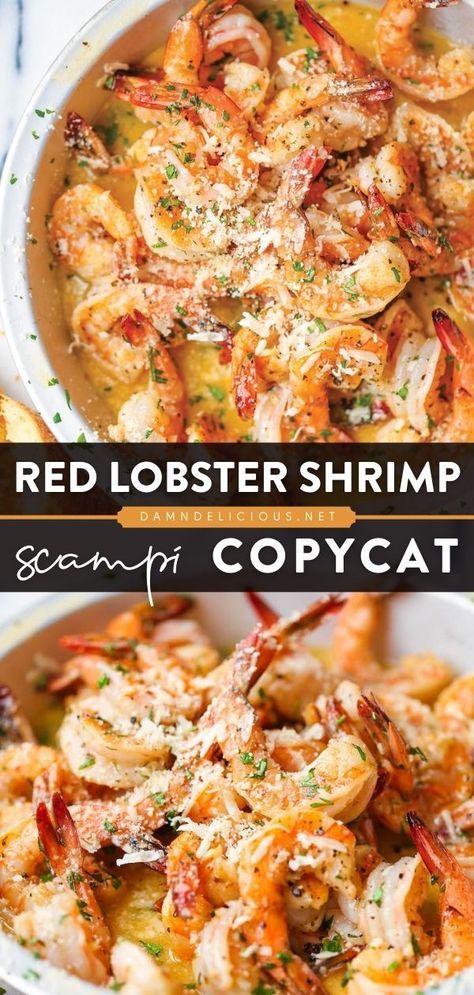 RED LOBSTER SHRIMP SCAMPI COPYCAT, dinner ideas, shrimp Red Lobster Shrimp Scampi Recipe, Red Lobster Copycat, Red Lobster Shrimp Scampi, Copycat Red Lobster, Red Lobster Shrimp, Shrimp Scampi Recipe, Delicious Seafood Recipes, Scampi Recipe, Juicy Shrimp