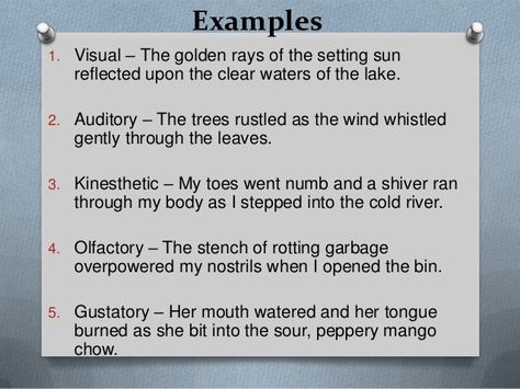 Imagery Imagery Poems, Imagery Examples, Example Of Poem, Fanfic Writing, Youtube Ideas, 7th Grade Ela, Character Study, Year 2, 7th Grade