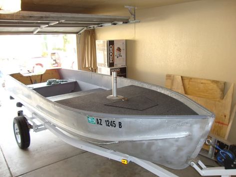 Semi-V conversion.  Full instructions. Aluminum Boat Ideas, Boat Conversion, Aluminum Jon Boats, Boat Modifications, Jon Boat Modifications, Boat Upgrades, Boat Diy, John Boats, Free Boat Plans