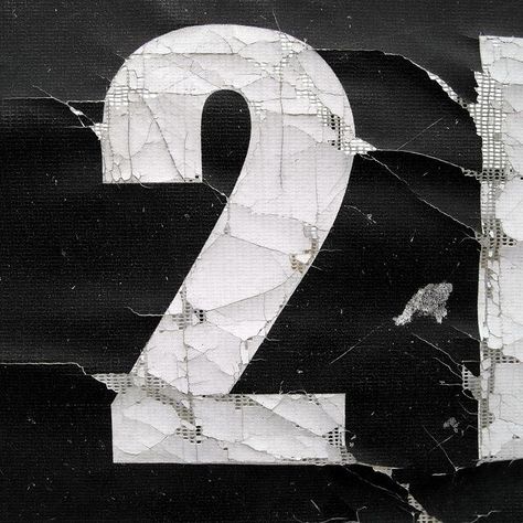 typography number - contrast - vintage - noise - typo - letter - lettering - two Gfx Design, Graphic Design Collection, Typography Letters, Typography Inspiration, Number Two, Number 2, Graphic Design Typography, Letters And Numbers, Graphic Design Inspiration