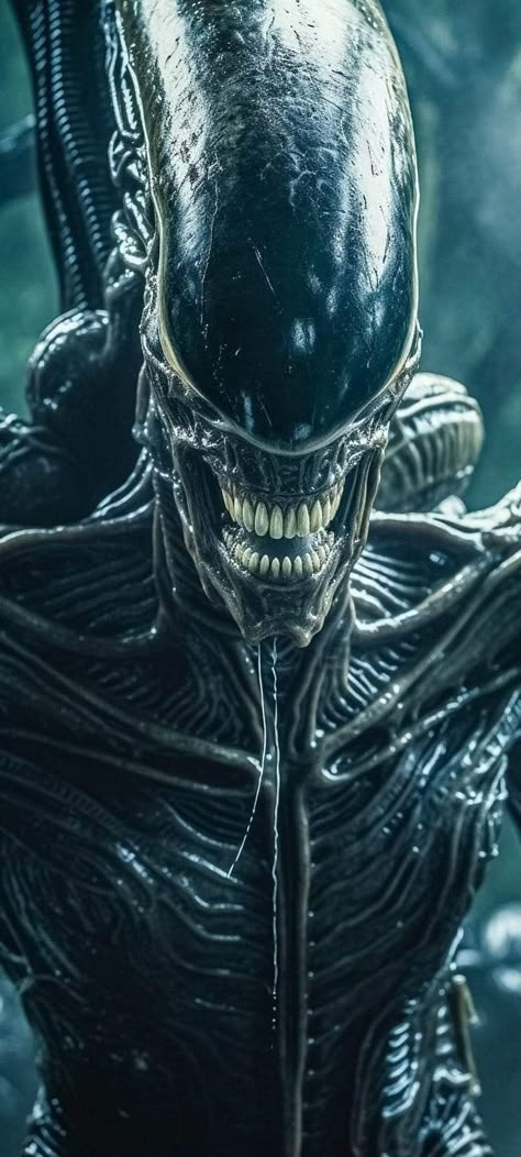 Xenomorph Types, Aliens Spaceship, Nostromo Alien, Giger Alien, Predator Artwork, Predator Alien Art, Giger Art, Alien Artwork, Alien Tattoo