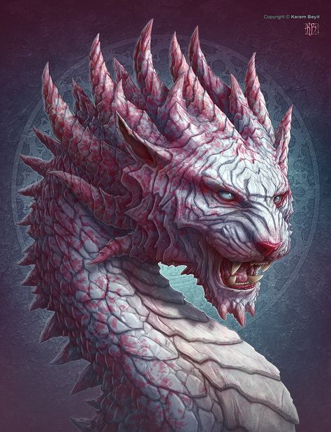 ArtStation - Tiger Dragon, Kerem Beyit Kerem Beyit, Dragon Anatomy, Tiger Dragon, Dragon Artwork Fantasy, Beautiful Dragon, Dragon Pictures, Dragon Artwork, Monster Design, Fantasy Dragon