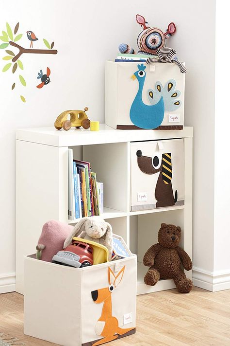 Best gifts for kids, babies, and parents this holiday season - Curbed Ikea Kallax Shelf, 3 Sprouts, Kids Bedroom Storage, Fabric Storage Cubes, Clever Kids, Toy Bins, Cube Shelves, Playroom Organization, Kallax Ikea