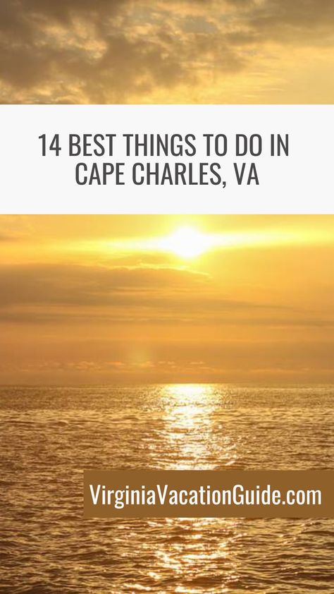 A guide to the best things to do in Cape Charles, VA, including the Cape Charles Lighthouse, Cape Charles Beach, and more. Cape Charles Va, Cape Charles Virginia, Cape Charles, Virginia Vacation, Virginia Travel, Cape, Lighthouse, Virginia, Things To Do