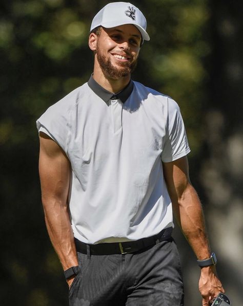 Steph Curry Golf, Mens Golf Fashion, Stephen Curry Wallpaper, Curry Wallpaper, Stephen Curry Basketball, Curry Nba, Curry Warriors, Nba Stephen Curry, Wardell Stephen Curry