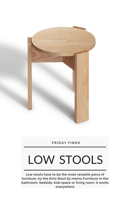 Perhaps the most used piece of furniture, stools are both stylish and versatile. Use in the bedroom as a bedside table, in the livingroom beside the fireplace, in the bathroom for towels. The options are endless. Read here for my best stool picks Stool Diy Wooden, Stool Design Wooden, Low Stool Design, Wood Stool Design, Diy Small Stool Wood, Simple Wood Stool Design, Plywood Stool, Japanese Stool Design, Scandinavian Stool