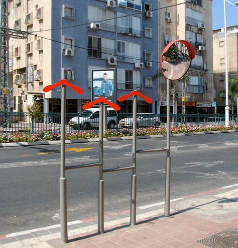 vincent wittenberg and guy königstein: public wardrobe Bat Yam, Street Installation, Permaculture Design, Interactive Installation, Urban Spaces, Old Clothes, Environmental Graphics, City Furniture, Built Environment