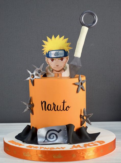 Naruto Cakes Ideas, Naruto Themed Cake, Anime Cakes Birthday Naruto, Naruto Cake Design Birthday, Naruto Cakes Birthdays, Naruto Birthday Cake Ideas, Naruto Decorations Party, Naruto Cupcakes Ideas, Naruto Party Ideas Birthdays