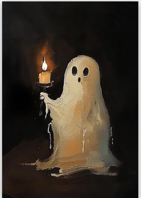 Halloween Posters Vintage, Ghost Holding Candle, Halloween Balloon Ideas, Vintage Halloween Pictures, Cute Ghost Illustration, Phone Wallpaper And Widgets, Halloween Archway, Gothic Posters, Goth Pictures