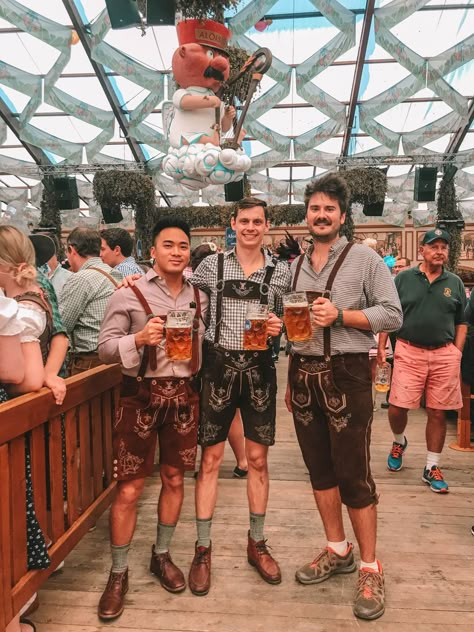 Lederhosen Are the Traditional Men’s Clothing to Wear to Oktoberfest in Munich, Germany | What Nobody Tells You About Oktoberfest | Inside Secrets of Oktoberfest from a Veteran | The Best Kept Secrets of Oktoberfest #travel #munich #germany #oktoberfest #wiesen #nyxoktoberfest Oktoberfest Men’s Outfit, Germany Oktoberfest Outfit, Oktoberfest Men Outfit, Oktober Fest Outfit, Lederhosen Oktoberfest Men, Oktoberfest Party Outfit, Oktoberfest Aesthetic, Oktoberfest Outfit Women Casual, October Fest Outfit