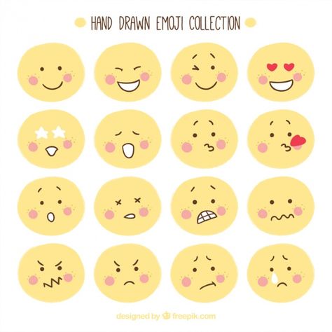 Emotion Stickers, Drawing Emotions, Emoticon Stickers, Emoji Set, Sticker Aesthetic, Emotional Child, Different Emotions, Feelings And Emotions, Bullet Journal Ideas Pages