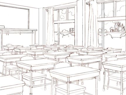 School Reference Background, School Manga Background, Manga Background Reference, Screentones Manga, Manga Backgrounds, Manga Background, Manga School, Manga Poses, Anime Classroom