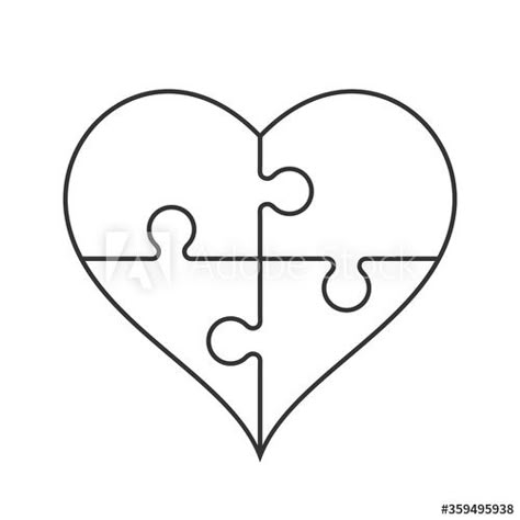 Heart Puzzle Drawing, Jigsaw Tattoo, Unity Drawing, Heart Puzzle Piece, Puzzle Piece Art, Puzzle Piece Crafts, Puzzle Drawing, Puzzle Piece Tattoo, Puzzle Logo