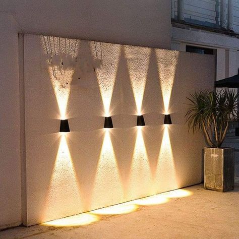 Exterior House Lights, Solar Wall Lights, Solar Led, Outdoor Solar, Best Interior Design, Outdoor Wall, Outdoor Wall Lighting, Led Lampe, Outdoor Walls