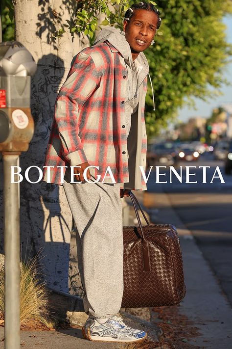 A$AP Rocky & Kendall Jenner Bottega Veneta Pre-Spring 2024 Campaign | Hypebeast Bottega Veneta Campaign, Green Outerwear, Oversized Tailoring, Pretty Flacko, A$ap Rocky, Campaign Fashion, Asap Rocky, Street Fashion Men Streetwear, Warm Weather Outfits