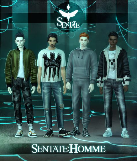 SENTATE:HOMME | Patreon Sims 4 Cc Board, Sims 4 Cc Sentate, Sentate Sims 4 Cc, Sim4 Mods, Alt Boys, Mods Sims 4, Sims Love, Sims 4 Men Clothing, Ts4 Mods