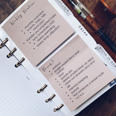 Nikki on Instagram: “I probably could add a whole bunch of other things to that bored list!  #lists #clothandpapertrail #personalplanner #personalringsplanner…” Binder Aesthetic, Bored List, Memory Keeping Journal, A6 Planner, Minimal Planner, Planner Aesthetic, Planner Writing, Home Binder, Bullet Planner