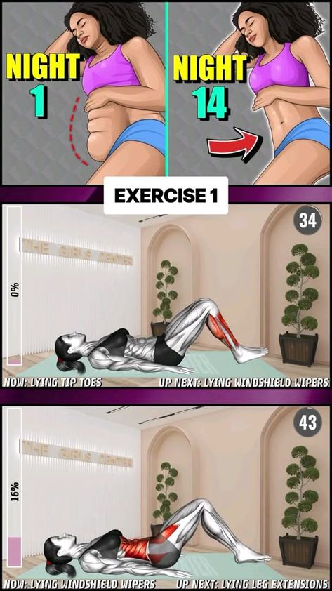 #weightlossmotivation  #weightlossworkout #weightlossexercise #weightlossexerciseplan #fatburn #exercise #exercisefitness #exercisetips #exercisetipsforweightloss #exercicios #exerciseathome #workout #workoutplan #workoutfitswomen #workoutchallenge #workoutathome #workoutsforwomen Belly Reducing Exercise, How To Get Smaller Shoulders, Quick Yoga, Night Workout, Bed Workout, Belly Workout Challenge, Breast Workout, Tummy Workout, Workout For Flat Stomach