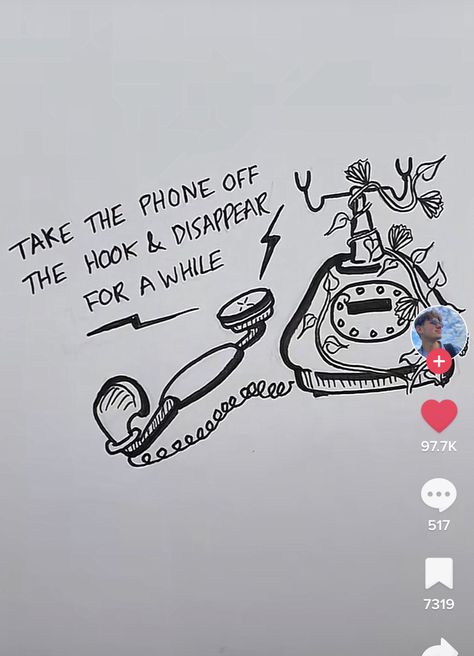 Phone Off Hook Tattoo, Take The Phone Off The Hook Tattoo, Vienna Inspired Tattoo, Phone Off The Hook Tattoo, Tattoo Spreadsheet, Vienna Lyrics Tattoo, Old Phone Tattoo, Nct Tattoo, Taylor Tattoo