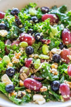 salad dressing Archives - Averie Cooks Clean Eating Salads, Averie Cooks, Healthy Superfoods, Superfood Salad, Cooking Healthy, Salad Toppings, How To Cook Quinoa, Vegetable Salad, Edamame