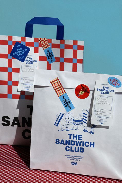 The Sandwich Club, Sandwich Club, Logo Design Agency, Graphisches Design, Desain Editorial, Food Branding, Branding Design Packaging, Logo Design Branding, Delicious Sandwiches