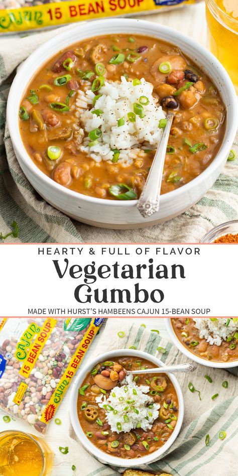 Vegetarian Gumbo Crockpot, Veggie Gumbo Recipe, Vegetable Gumbo Recipes, Vegan Gumbo New Orleans, Vegetarian Creole Recipes, Vegetarian Cajun Recipes, 15 Bean Recipes, Gluten Free Gumbo Recipe, Vegetarian Gumbo Recipe