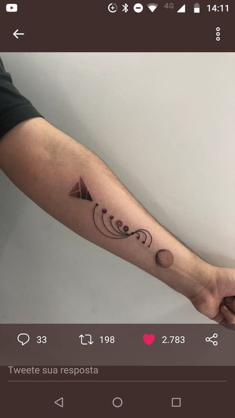 The Prophecy tatoo #Destiny2 Destiny Video Game Tattoo, Destiny2 Tattoo, Jaden Tattoo, Destiny 2 Tattoo Ideas, Destiny 2 Tattoo, Destiny Tattoo, Destiny Video Game, Cayde 6, 2 Tattoo