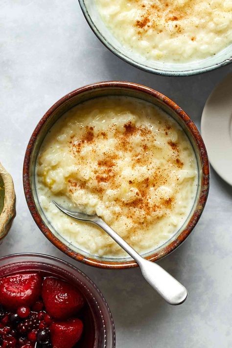 Vanilla Rice Pudding, Creamy Rice Pudding, Rice Pudding Recipe, Plant Based Desserts, Apple Jam, Creamy Rice, Australian Food, Creamy Desserts, Rice Pudding