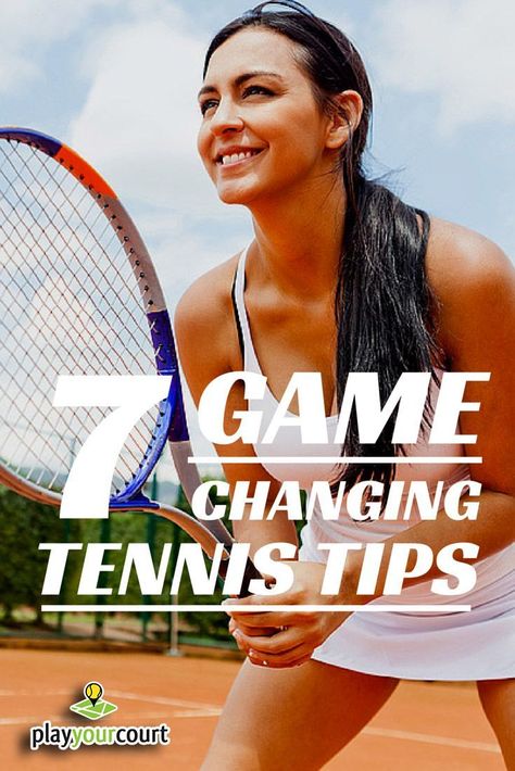 Want to win against the players that always beat you? Use These 7 Simple Tips To Immediately Improve Your Game and Win More Matches Overnight. Download our Tennis Game Changer Checklist for FREE. Tennis Lessons For Kids, Tennis Strategy, Tennis Workouts, Tennis Pics, Aesthetic Tennis, Tennis Party Ideas, Tennis Ideas, Tennis Rules, Sports Tips