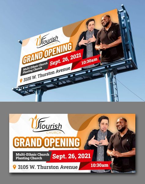 Church Opening Banner Opening Banner Design, Church Banners Designs Ideas, Church Graphic Design Backgrounds, Church Quotes Flyer Design, Welcome To Church Flyer Design, Banner Sample, Church Revival Flyer Design, Church Banner, Church Banners Designs