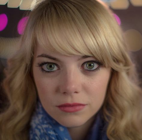 Emma Stone Eyes, Emma Stone Gwen Stacy, Emma Stone Hair, The Amazing Spiderman 2, Mary Jane Watson, The Amazing Spider Man, Spider Man 2, Amazing Spider Man, Gwen Stacy