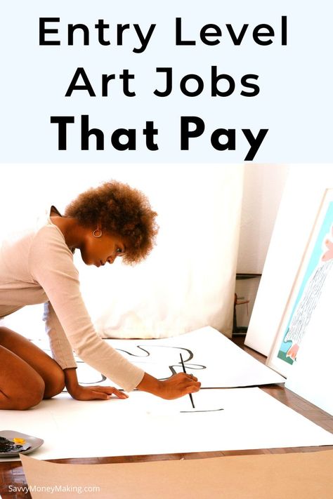 Entry level arts jobs from home and in classroom that pay. Fulltime and freelance art jobs for college students, teachers and artists. Explore online art and in person jobs. #artcareers #artjobs Artist Jobs From Home, Art Careers, Jobs In Art, Art Hub, Financial Planning, College Students, Money Management, Blogging Tips, Working From Home