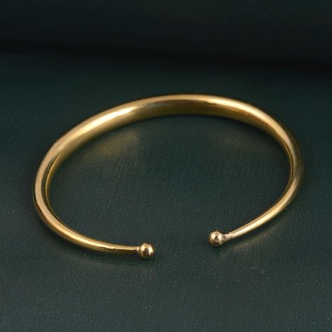 Thick Gold Bangles, Solid Gold Bangle Bracelet, Simple Gold Bangles Indian, Elegant Gold Jeweled Bangle, Gold Bangle Bracelet For Women, Gold Brass Modern Bangle, Everyday Minimalist Brass Bangle, Bracelet Gold, Minimalist Brass Bangle