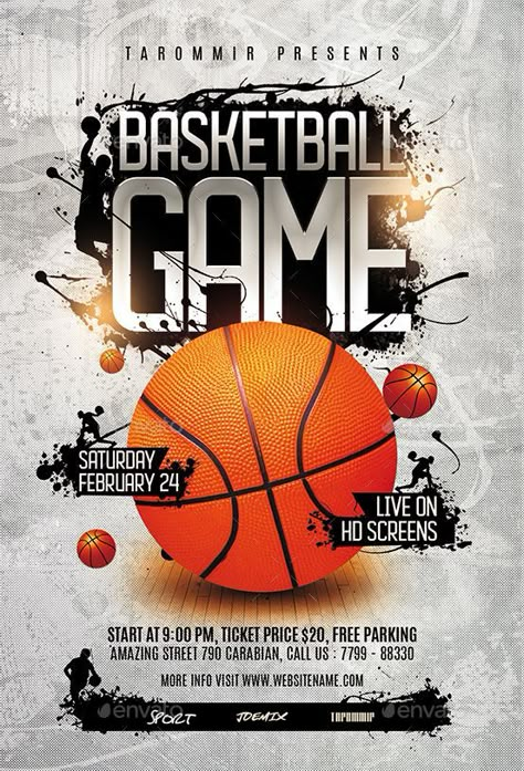 Game Day Flyer, Sports Day Poster, Basketball Flyer, Folded Business Cards, Basketball Background, Graphic Design Posters Layout, Street Basketball, Sports Design Inspiration, Basketball Posters