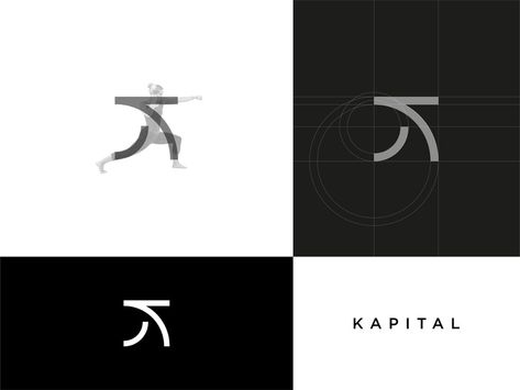 Kapital by Lorenzo Logo With Movement, Sport Logo Ideas, Fitness Graphic Design, Fitness Coach Logo, Fitness Branding Design, Fitness Logo Inspiration, Sport Logo Branding, Athlete Logo, Fitness Brand Logo