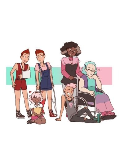 Human Crystal Gems, Steven Universe Human Version, Crystal Gems As Humans, Steven Universe As Humans, The Off Colors Steven Universe, Gems As Humans, Off Colors Steven Universe, Steven Universe Human Au, Steven Uni