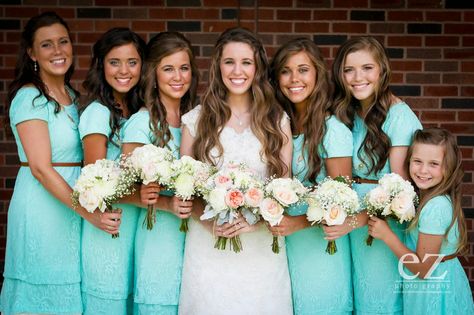 Anna, Jinger, Jana, Jill, Jessa, Joy Anna and Johanna Duggar Joy Anna Duggar, Duggar Girls, Duggar Family Blog, Jill Duggar, Duggar Wedding, Ella Enchanted, 19 Kids And Counting, Duggar Family, Private Wedding