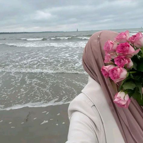 Sea Flowers, Hijabi Girl, Flowers, Instagram